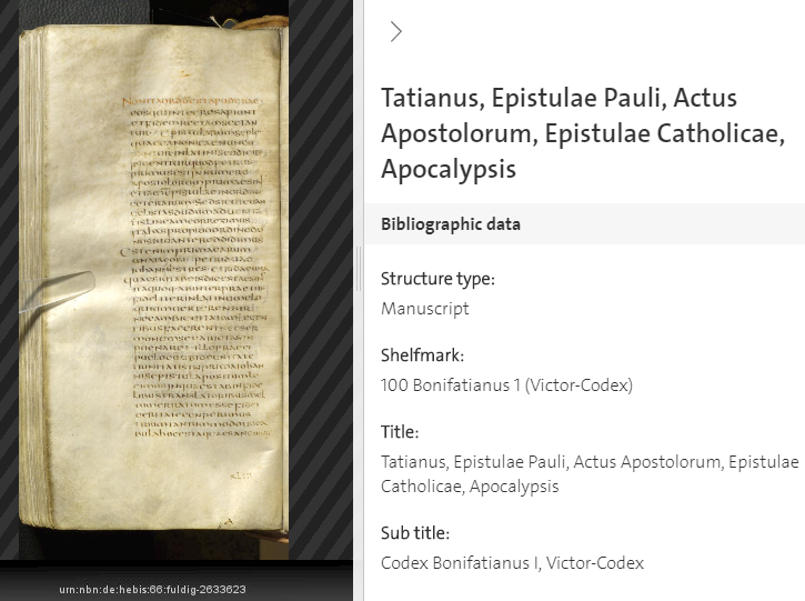 Codex Fuldensis ( 4 ) Folio 870.433v